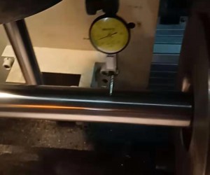 花鍵銑床631K改造后導軌分度軸檢驗